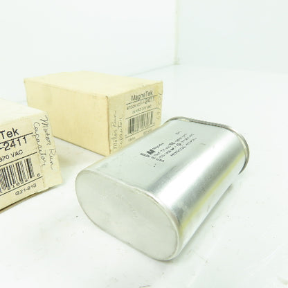 Magnetek 005-1420-MF-1 2411 Capacitor 370VAC 25uF 60P67-2411 Lot Of 2