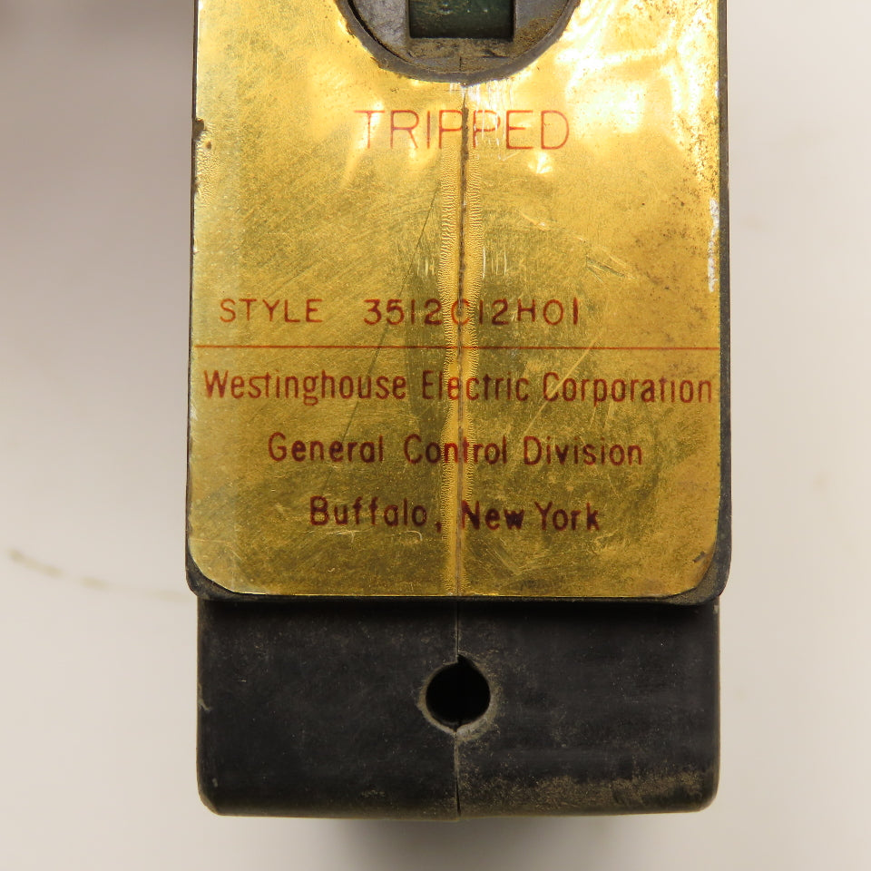 Westinghouse 3512C12H01 Groundgard Relay 5-10A