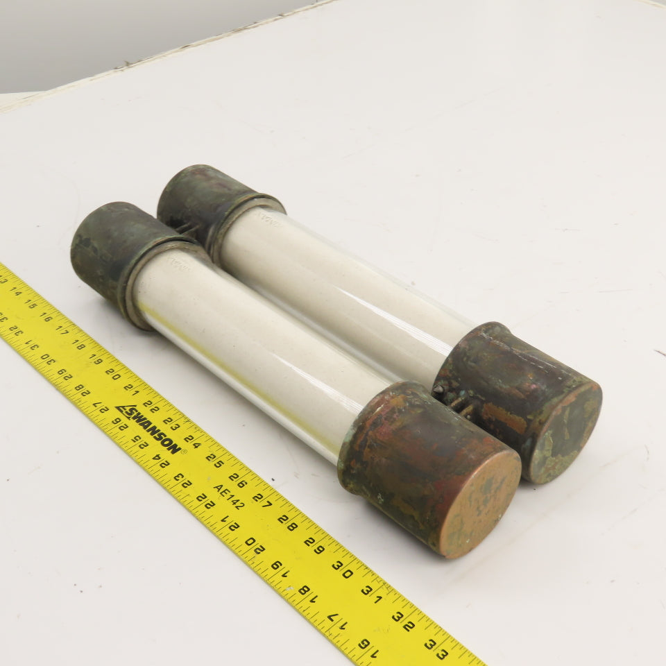 General Electric 9F60 HJE200 Type EJ 0-1DD Double Barrel Fuse 8.25KV 200-E Amps