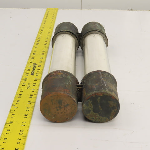 General Electric 9F60 HJE200 Type EJ 0-1DD Double Barrel Fuse 8.25KV 200-E Amps