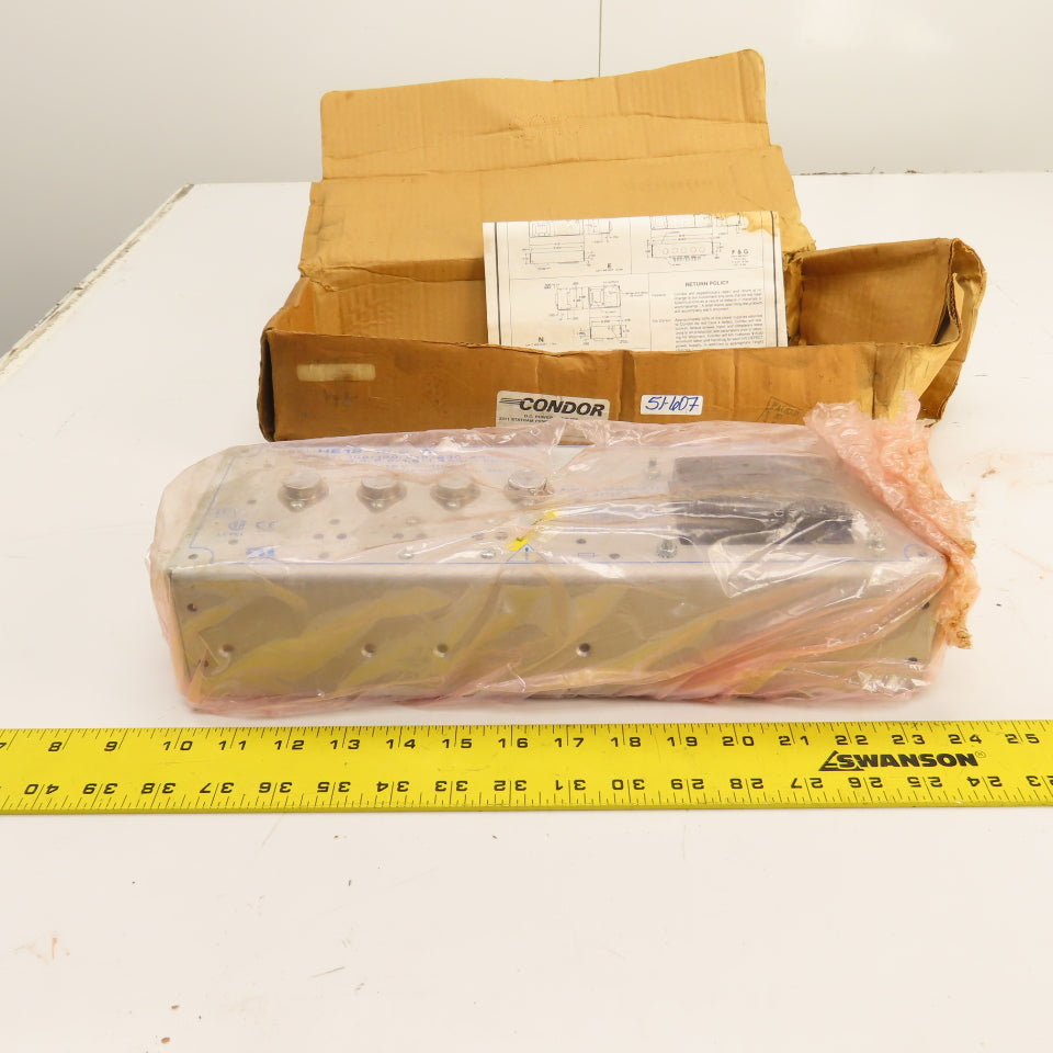 Condor HE12-10.2-A+ 12V DC 10.2A Power Supply 100-240VAC Input 50/60HZ NEW