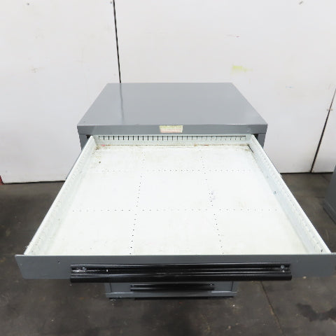 Equipto 30" x 28" x 44"Tall 9 Drawer Industrial Small Parts Tool Storage Cabinet
