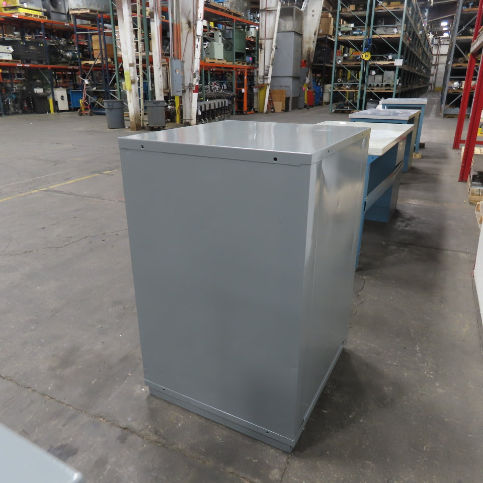 Equipto 30" x 28" x 44"Tall 9 Drawer Industrial Small Parts Tool Storage Cabinet