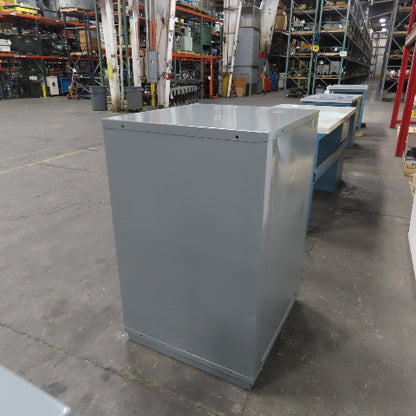 Equipto 30" x 28" x 44"Tall 9 Drawer Industrial Small Parts Tool Storage Cabinet