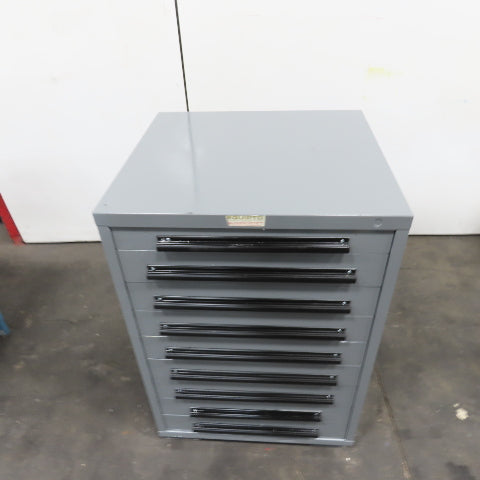 Equipto 30" x 28" x 44"Tall 9 Drawer Industrial Small Parts Tool Storage Cabinet