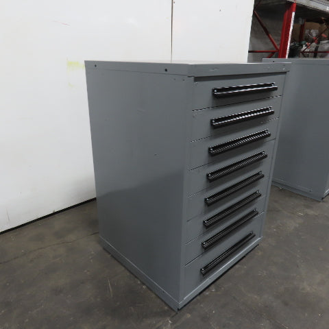 Equipto 30" x 28" x 44"Tall 8 Drawer Industrial Small Parts Tool Storage Cabinet