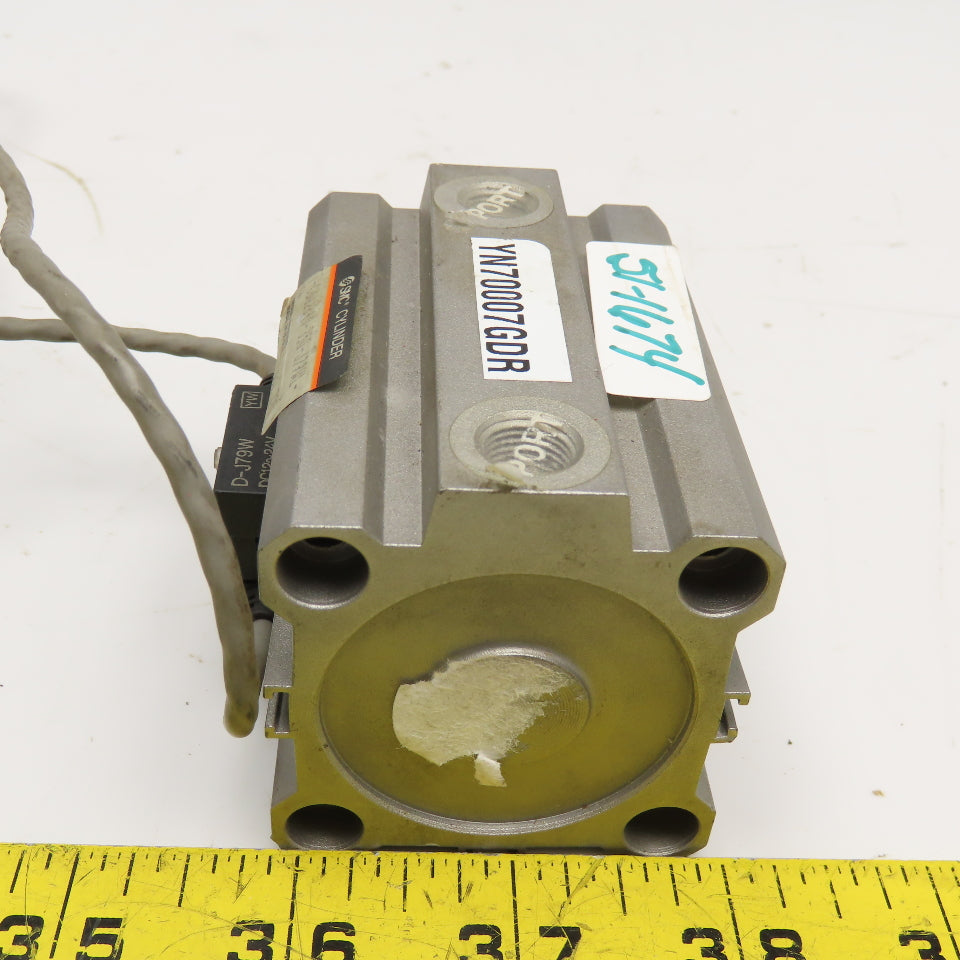 SMC T-CDQ2B40-350-J79WL-YH 40mm Bore 35mm Stroke Double Acting Air Cylinder