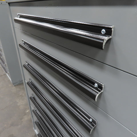 Equipto 30" x 28" x 44"Tall 8 Drawer Industrial Small Parts Tool Storage Cabinet