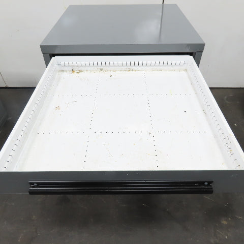 Equipto 30" x 28" x 44"Tall 8 Drawer Industrial Small Parts Tool Storage Cabinet