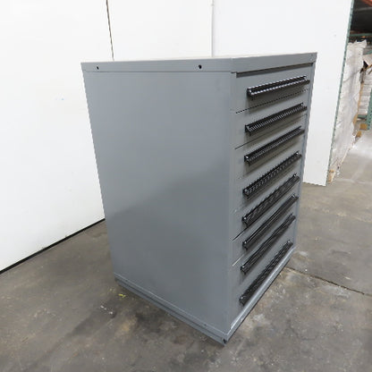 Equipto 30" x 28" x 44"Tall 8 Drawer Industrial Small Parts Tool Storage Cabinet