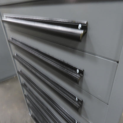 Equipto 30" x 28" x 44"Tall 8 Drawer Industrial Small Parts Tool Storage Cabinet