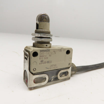 Omron D4E-1A23L2N Cam Roller Limit Switch 5A 125V