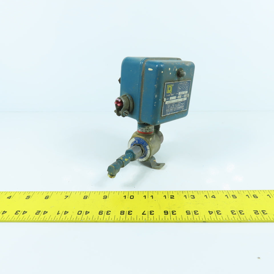 Square D HHG-12 Pressure Switch 115/230V On 90PSI Off 125PSI W/ 34HJ5XBCV