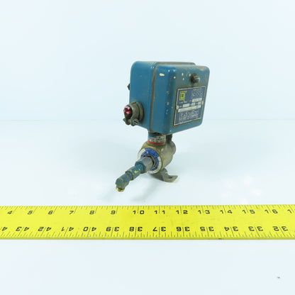 Square D HHG-12 Pressure Switch 115/230V On 90PSI Off 125PSI W/ 34HJ5XBCV