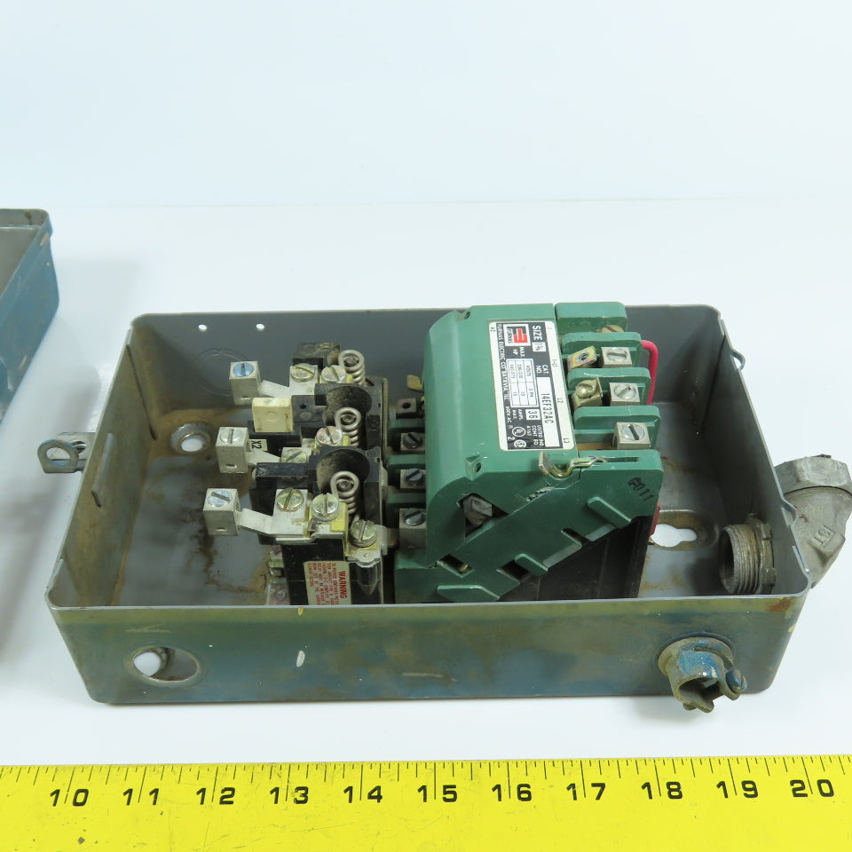 Furnas 14DF32BC Size 1-3/4 3-Phase Manual Motor Starter 15HP 240/480V Coil 36A