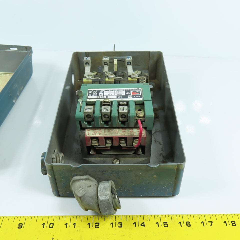 Furnas 14DF32BC Size 1-3/4 3-Phase Manual Motor Starter 15HP 240/480V Coil 36A