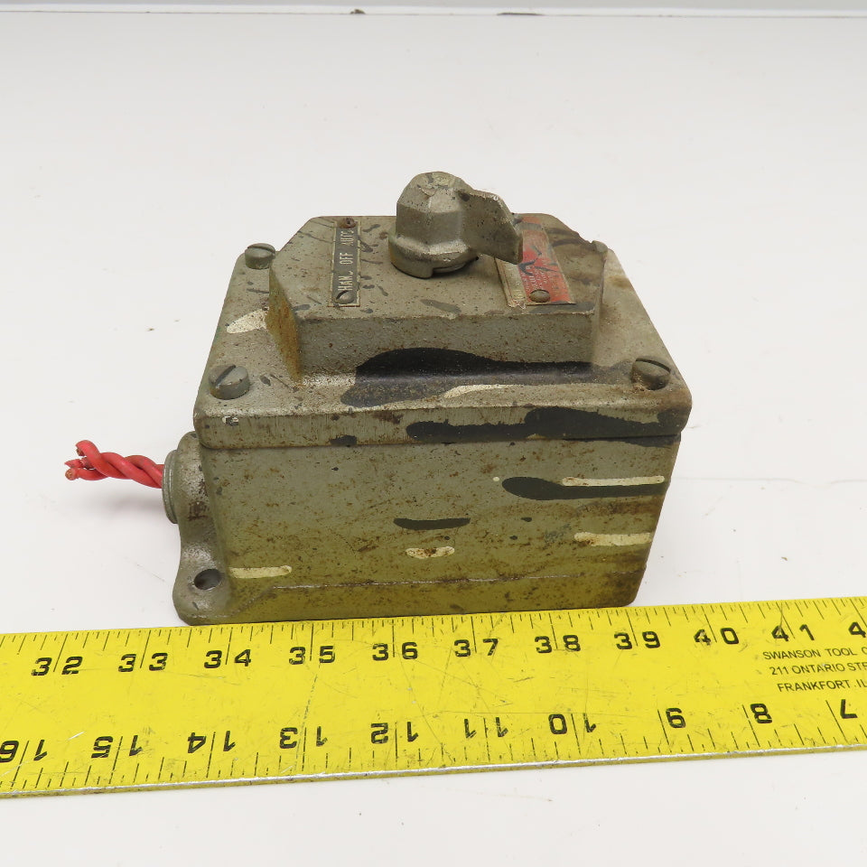 Allen Bradley 800-R3HA7 600V AC 550VDC Hazardous Location Hand Off Auto Switch