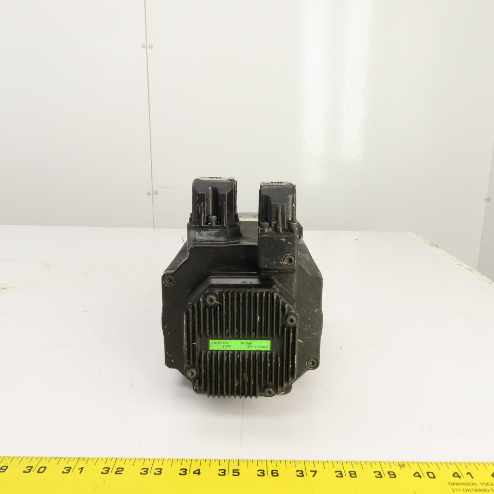 Okuma BL-MC75J-20T 133V AC Servo Motor 2000RPM 1.5kW 3-Phase W/Encoder LT10-M