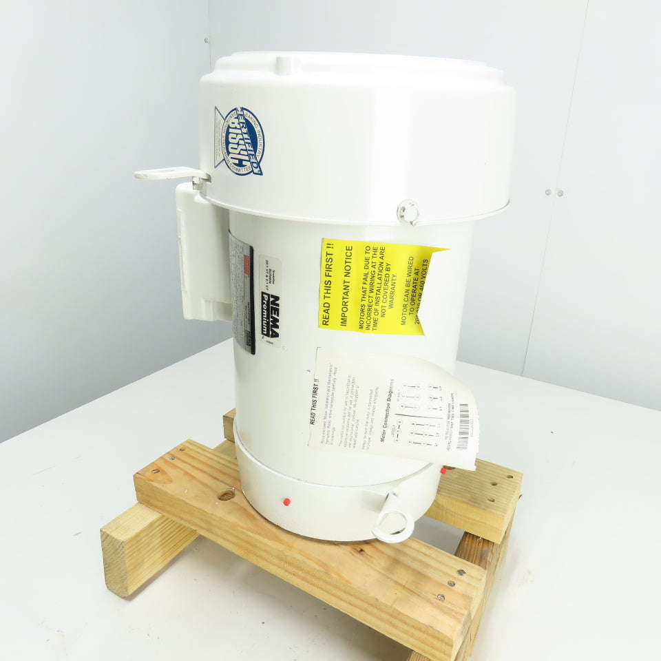 Dayton 2DAM9 BH 10HP 3Ph Washdown Electric Motor 230/460V 215TC Frame 1760RPM