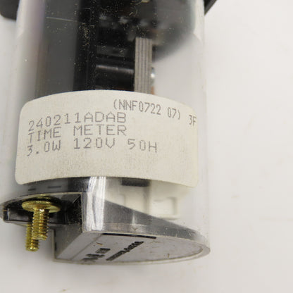 Yokogawa 240211ADAB Non Resettable Time Meter 120V 50 Hour