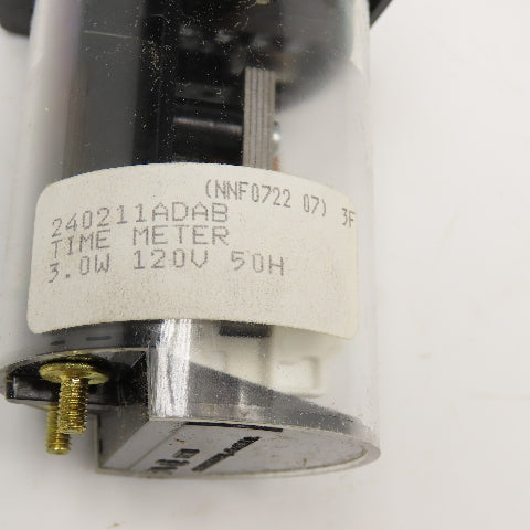Yokogawa 240211ADAB Non Resettable Time Meter 120V 50 Hour