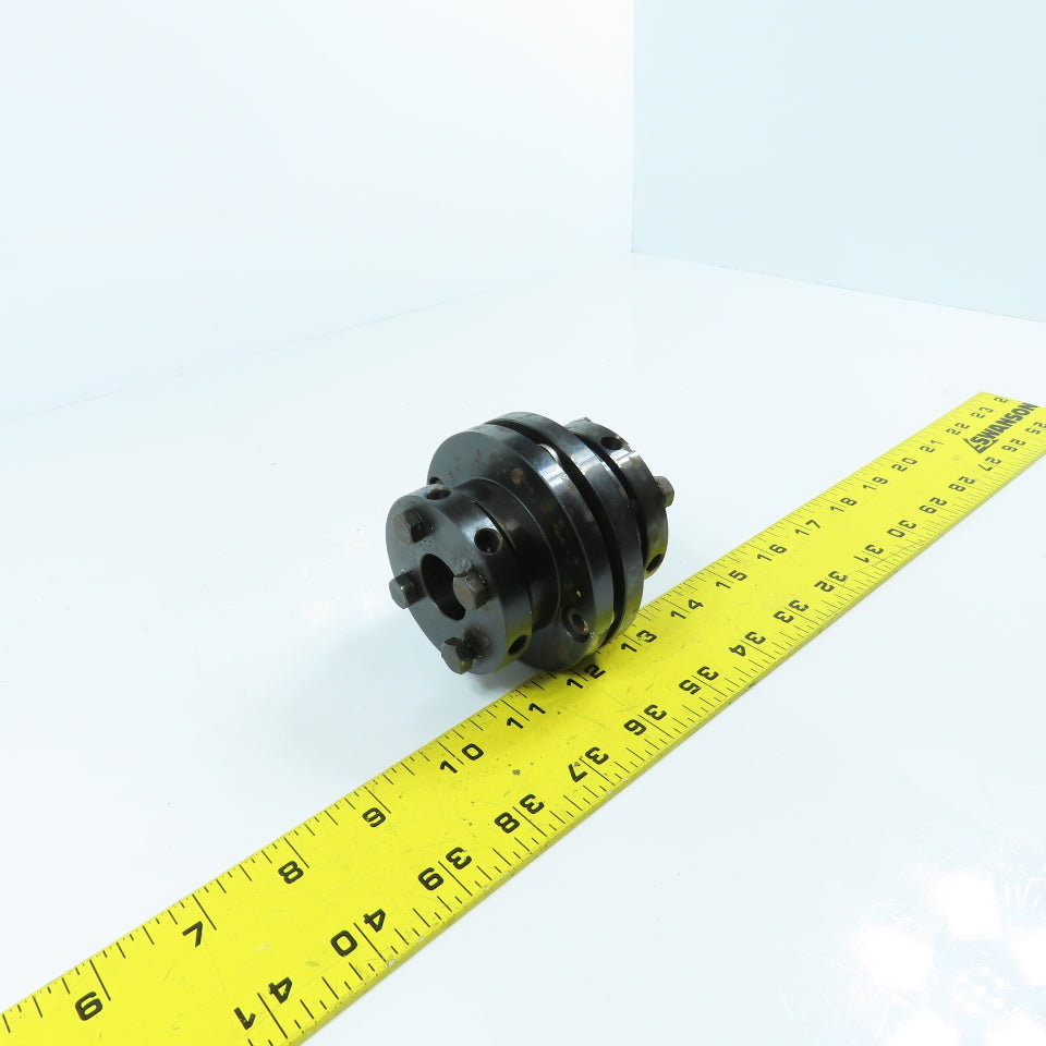 22mm x 35mm Flexible Disc Steel Shaft Coupling 80mm OAL