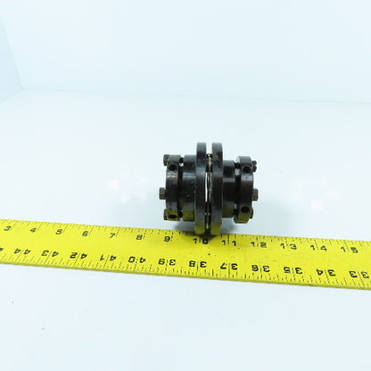 22mm x 35mm Flexible Disc Steel Shaft Coupling 80mm OAL