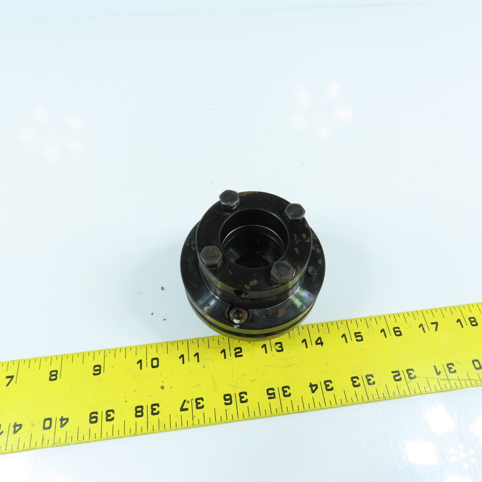 22mm x 35mm Flexible Disc Steel Shaft Coupling 80mm OAL