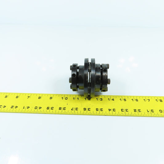 22mm x 35mm Flexible Disc Steel Shaft Coupling 80mm OAL