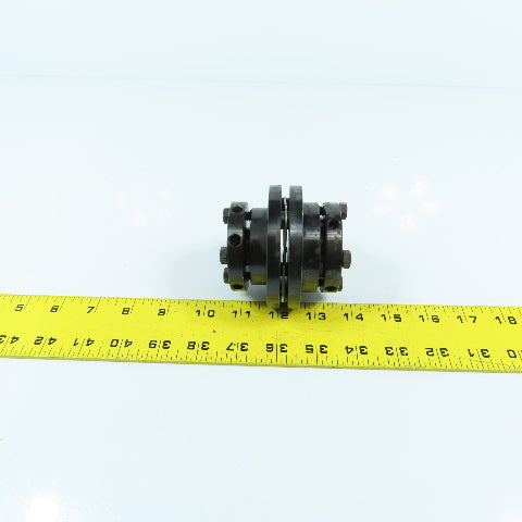 22mm x 35mm Flexible Disc Steel Shaft Coupling 80mm OAL