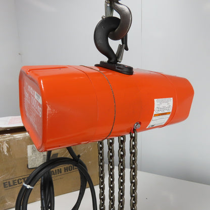 CM Model WH Valustar 1Ton 2000LB Electric Chain Hoist 10' Lift 8FPM 240/480V NEW