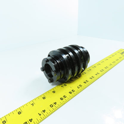 22mm x 35mm Flexible Disc Steel Shaft Coupling 115mm OAL