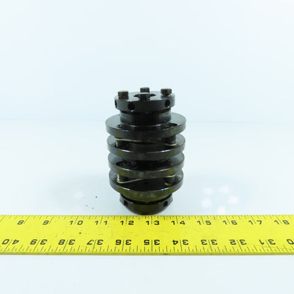 22mm x 35mm Flexible Disc Steel Shaft Coupling 115mm OAL