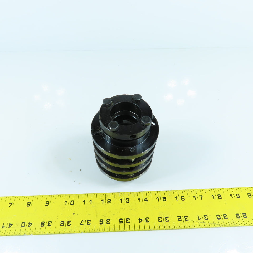 22mm x 35mm Flexible Disc Steel Shaft Coupling 115mm OAL