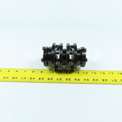 22mm x 35mm Flexible Disc Steel Shaft Coupling 115mm OAL