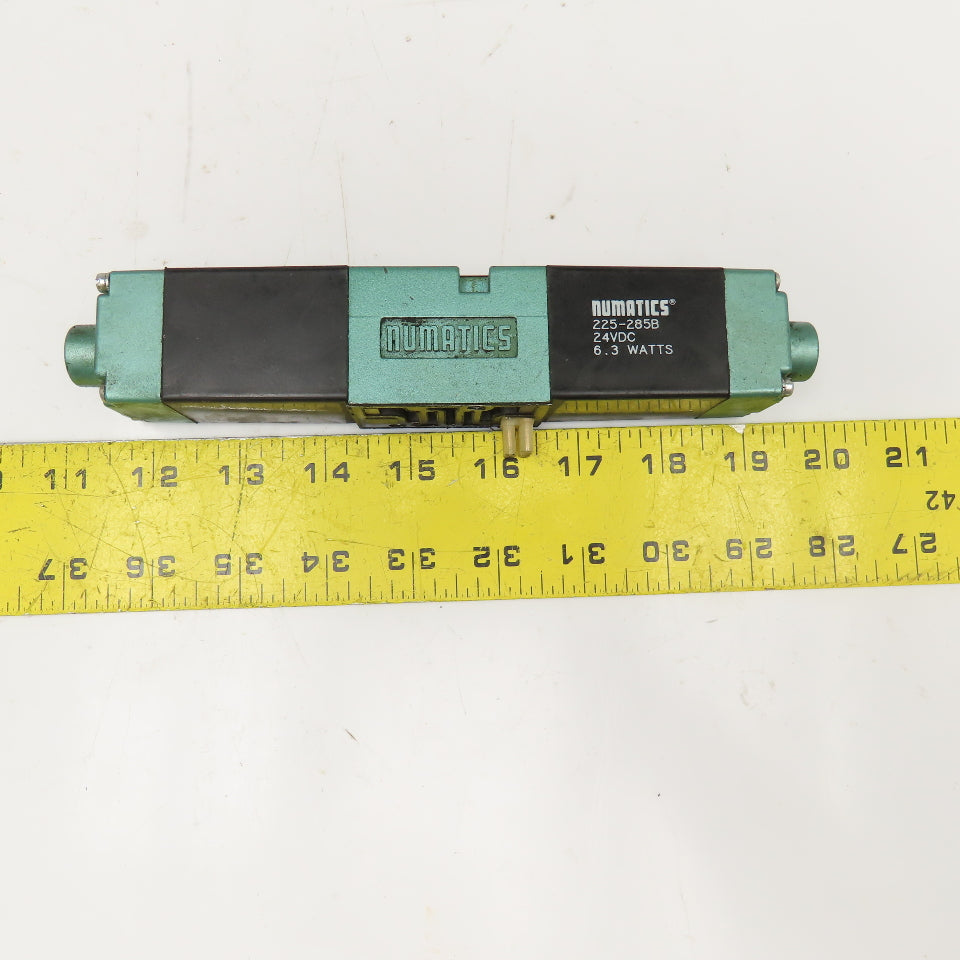 Numatics 082SS625M015M 5/3 Position Closed Center Pneumatic Solenoid Valve 24VDC