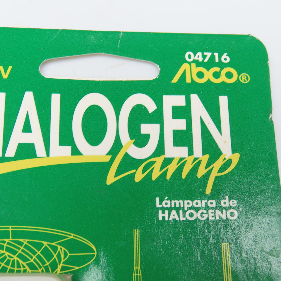 Abco 04716 120V 75W Halogen Lamp Light Bulb E-11 Mini-Can Base Lot Of 2