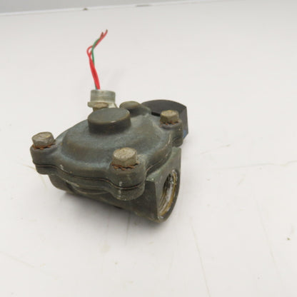 Asco EF8210G4 Red Hat 1" NPT Solenoid Valve 5-150PSI Air Inert Gas 120V
