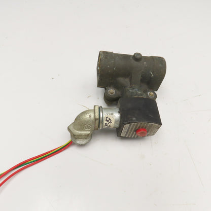 Asco EF8210G4 Red Hat 1" NPT Solenoid Valve 5-150PSI Air Inert Gas 120V