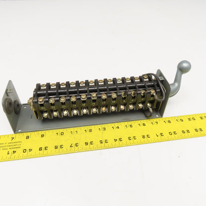Allen Bradley Reversing Drum Switch 3 Position 12 Pole No Cover