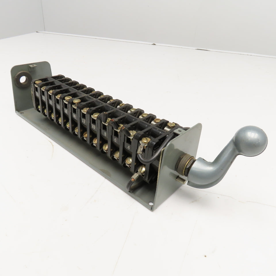 Allen Bradley Reversing Drum Switch 3 Position 12 Pole No Cover