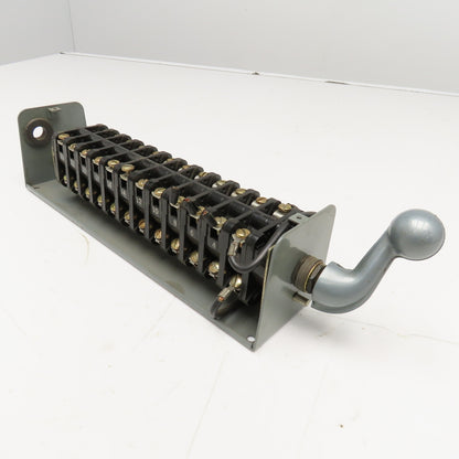Allen Bradley Reversing Drum Switch 3 Position 12 Pole No Cover