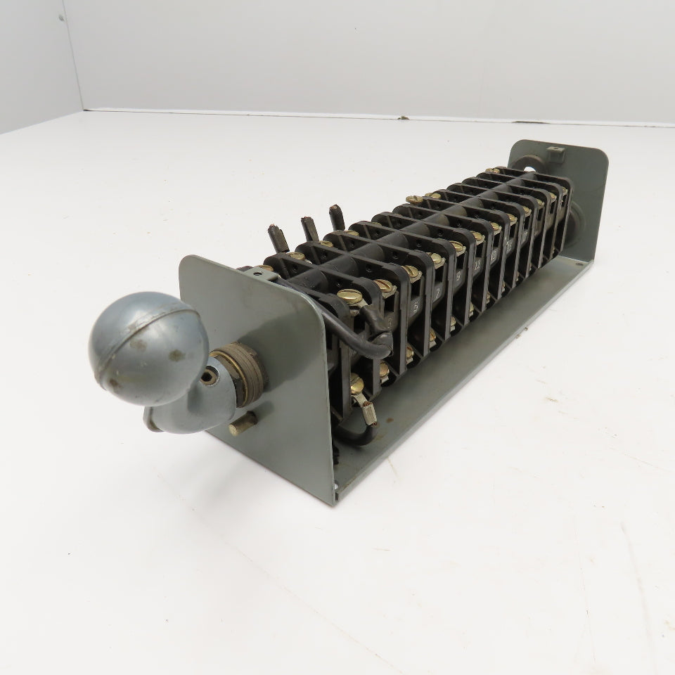 Allen Bradley Reversing Drum Switch 3 Position 12 Pole No Cover