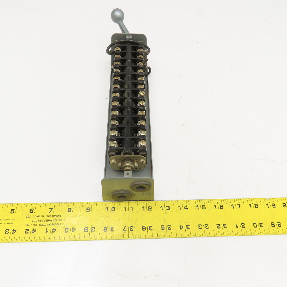 Allen Bradley Reversing Drum Switch 3 Position 12 Pole No Cover