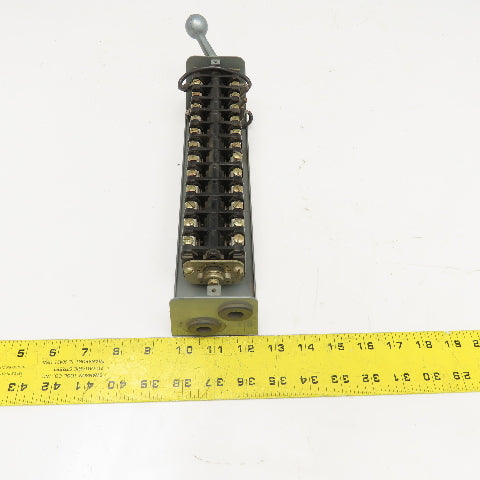 Allen Bradley Reversing Drum Switch 3 Position 12 Pole No Cover