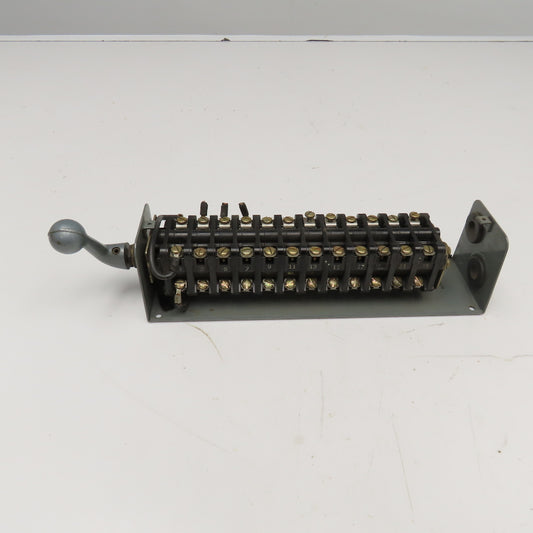 Allen Bradley Reversing Drum Switch 3 Position 12 Pole No Cover