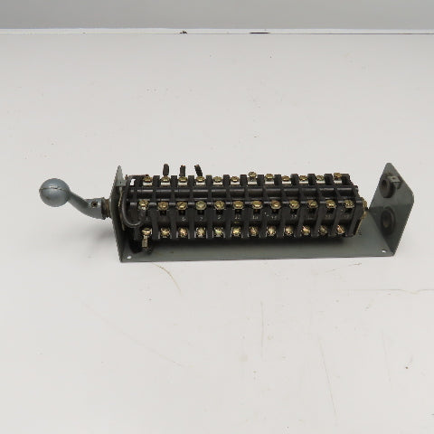 Allen Bradley Reversing Drum Switch 3 Position 12 Pole No Cover