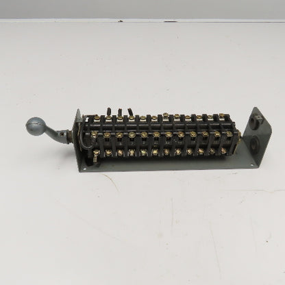 Allen Bradley Reversing Drum Switch 3 Position 12 Pole No Cover