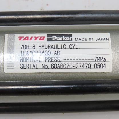 Taiyo Parker 70H-8 1FA40BB400-AB Double Acting Hydraulic Cylinder 40mm Bore 7MPa