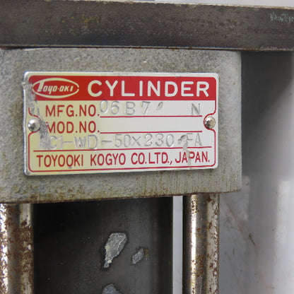 Toyo-Oki O6B7 N NC1-WD-50X-230 FA Double End/Acting Hydraulic Cylinder 50mm Bore